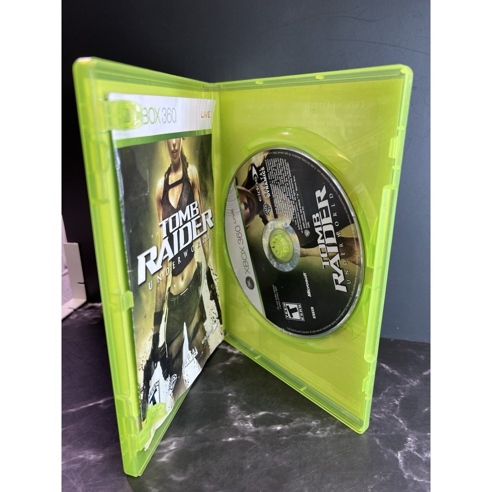 Tomb Raider: Underworld (Microsoft Xbox 360, 2008) CIB Tested - Picture 3 of 5